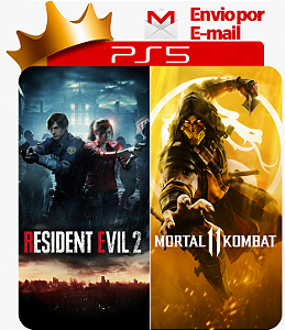 resident evil 2 remake + mortal kombat 11 PS5 Digital