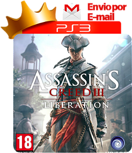 assassins creed liberation para ps3 em mídia digital