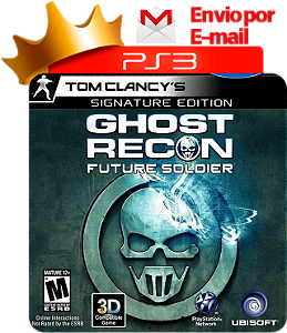 Ghost Recon future soldier para ps3 em mídia digital
