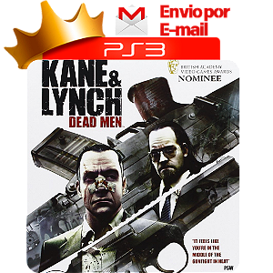 Kane e Lynch 1 para PS3 em mídia digital