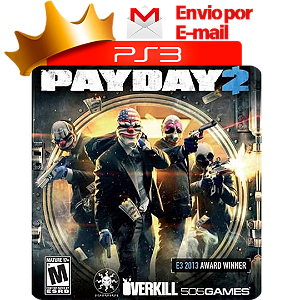 payday 2 para ps3 em mídia digital