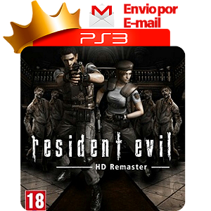 resident evil 1 hd para ps3 em mídia digital