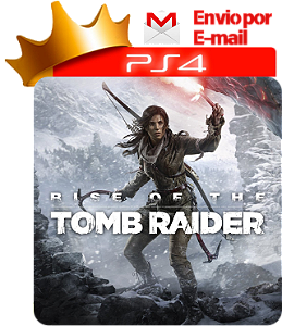 Rise of the tomb raider para ps4 em mídia digital