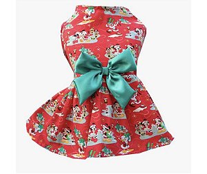 Vestido Natal Minnie Vermelho