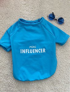 CAMISA UV  MINI INFLUENCER AZUL