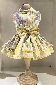 VESTIDO PÁSCOA COELHO