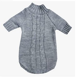Blusa Tricô Pet cinza