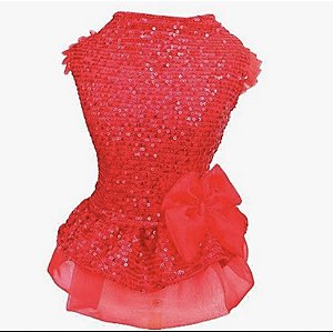 VESTIDO PAETÊ VERMELHO