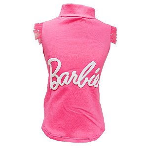 Regata Pink Barbie Brilha no Escuro