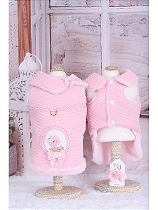 CASACO MATELASSE ROSA