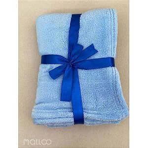 Cobertor Microfibra Azul Bebê