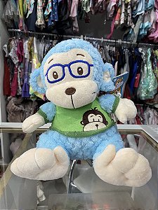 Pelúcia Macaquinho Azul