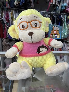 Pelúcia macaquinho amarelo