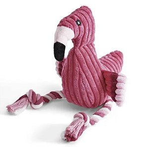 Mordedor Pet de Pelúcia Flamingo
