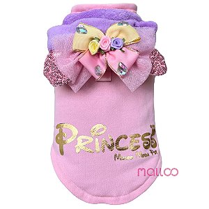 CAPA PRINCESS ROSA COM LILÁS