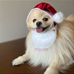 Touca Papai Noel com Barba
