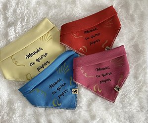 BANDANA MAMÃE EU QUERO PAPAR