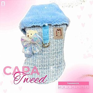 Capa Tweed Azul BB