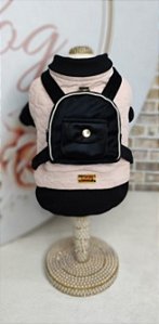 Colete Delicate salmão mochila