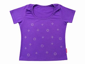 BLUSA MINI LOGOS ADULTO SORVETE DE UVA