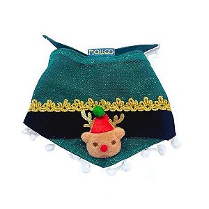 BANDANA NATAL RENA VERDE