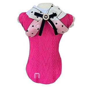 CAPA TRICÔ MANGUINHA PINK