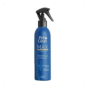 Pet Clean Colônia Essência Amêndoas Ameixa Cães Gatos 500ml