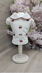BLUSA LINHO/CEREJINHA