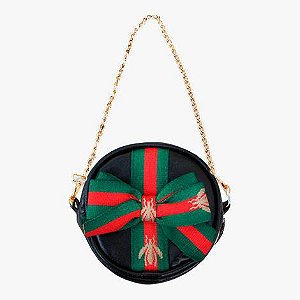 Mini Bolsa Fita Preta