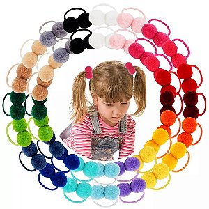 Elástico Mini Pompom Duplo