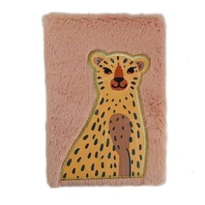 Caderno Peluciado - Leopardo