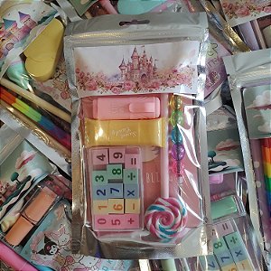 Kit Papelaria Fofa Princesas - 6 Itens