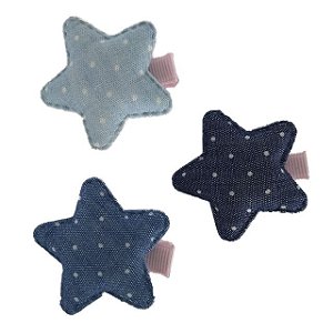 Presilha Estrela Jeans Poá