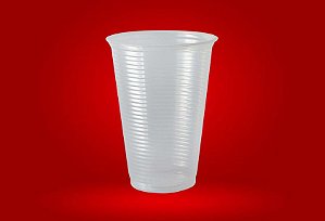 Copo Plastico Transparente 400ml 1000un Rosso