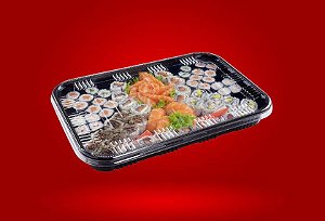 Bandeja Plastica Np-801 Sushi C/50 Un