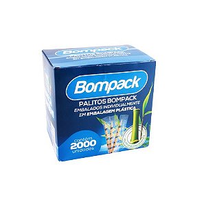 Palito De Dente Bambu Sache Bompack C/2000 Un