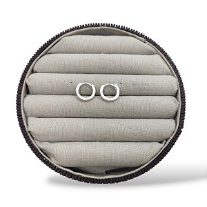 ARGOLA PRATA LISA 13MM