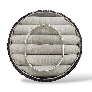 BRACELETE PRATA LISO OVAL