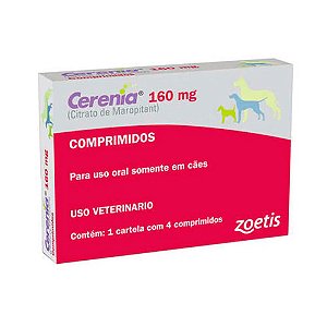 Antiemético Cerenia 160mg - 4 comprimidos