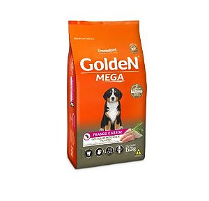 Raças Golden  Mega Filhote  Frango e Arroz 15,kg