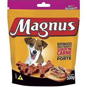 Bifinho Magnus Mastigáveis Sabor Carne para Cães Raças Pequenas