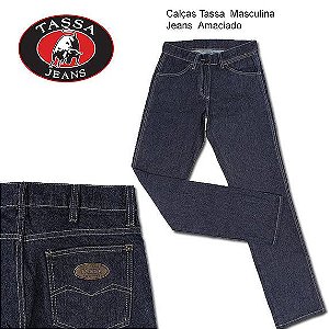 Calças Tassa Masculina Jeans Cowboy Cut Blue