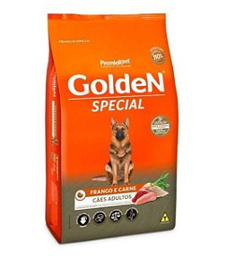 Ração Golden Special Sabor Frango e Carne para Cães Adultos