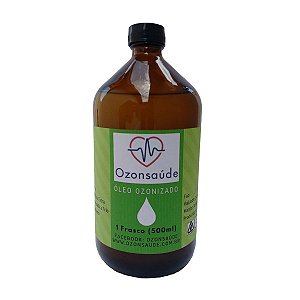 Óleo Ozonizado De Oliva Extravirgem - 500ml Ozonsaúde
