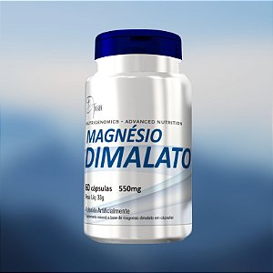 Magnésio Dimalato 550mg Puro - 60 cáps - D'poan