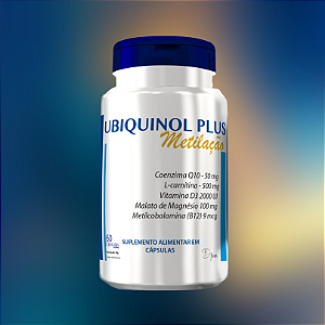 Ubiquinol Plus Puro - Metilação - 60 Cápsulas D'POAN