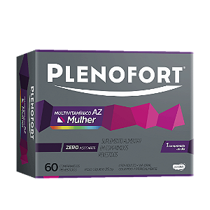 Multivitaminico Suplemento Plenofort Mulher 60 Caps Novolab