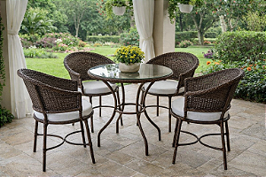 🪑 Conjunto de Mesa Turiassu – Elegância e Durabilidade para Seu Espaço Externo