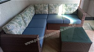 CONJUNTO DE SOFA EM L