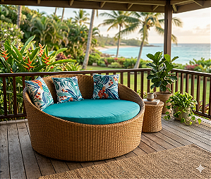 Chaise Lounge Redonda Dolce Riviera